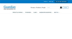 Desktop Screenshot of guardianrisk.com